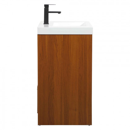 Elegant Bathroom Vanity - Teak, L 30" (VF46030MTK)