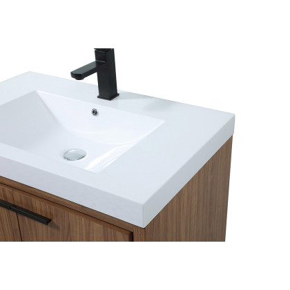Elegant Bathroom Vanity - Walnut Brown, L 30" (VF46030WB)
