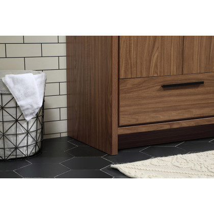 Elegant Bathroom Vanity - Walnut Brown, L 30" (VF46030WB)