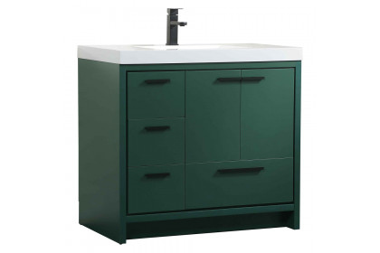 Elegant™ VF46036MGN Bathroom Vanity - Green, L 36"