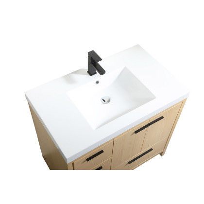 Elegant Bathroom Vanity - Maple, L 36" (VF46036MMP)