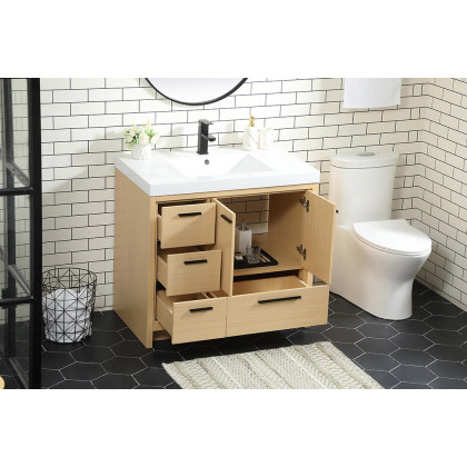 Elegant Bathroom Vanity - Maple, L 36" (VF46036MMP)