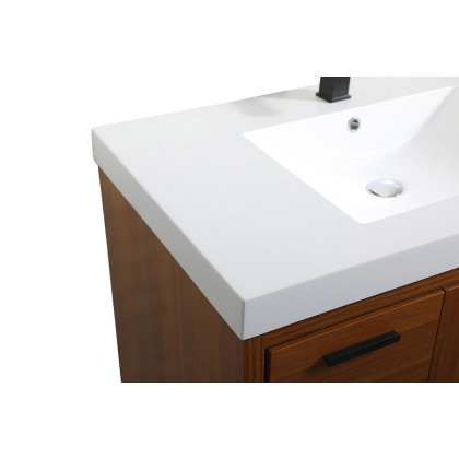 Elegant Bathroom Vanity - Teak, L 36" (VF46036MTK)