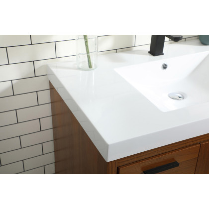 Elegant Bathroom Vanity - Teak, L 36" (VF46036MTK)