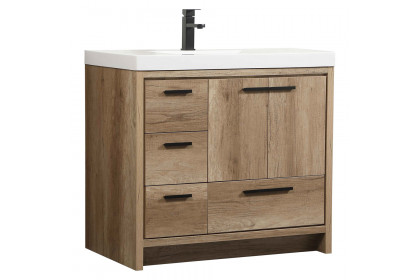 Elegant™ VF46036NT Bathroom Vanity - Natural Oak, L 36"
