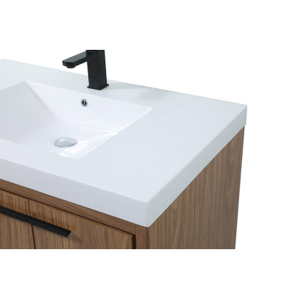 Elegant Bathroom Vanity - Walnut Brown, L 36" (VF46036WB)