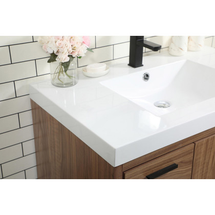 Elegant Bathroom Vanity - Walnut Brown, L 36" (VF46036WB)
