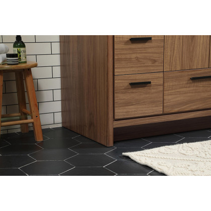 Elegant Bathroom Vanity - Walnut Brown, L 36" (VF46036WB)