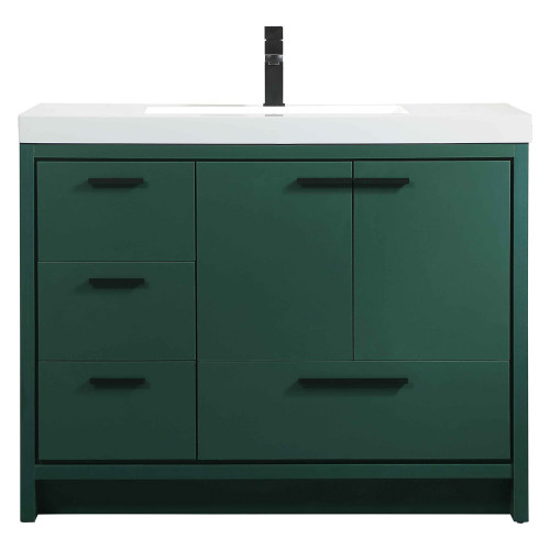 Elegant Bathroom Vanity - Green, L 42" (VF46042MGN)