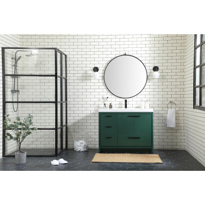 Elegant Bathroom Vanity - Green, L 42" (VF46042MGN)