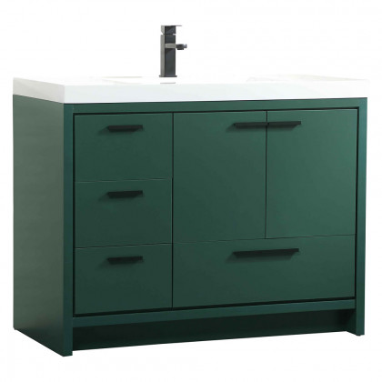 Elegant Bathroom Vanity - Green, L 42" (VF46042MGN)