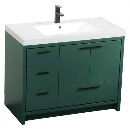 Elegant Bathroom Vanity - Green, L 42" (VF46042MGN)