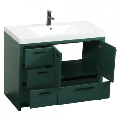 Elegant Bathroom Vanity - Green, L 42" (VF46042MGN)