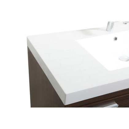 Elegant Bathroom Vanity - Walnut, L 42" (VF46042MWT)
