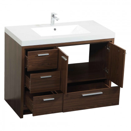 Elegant Bathroom Vanity - Walnut, L 42" (VF46042MWT)