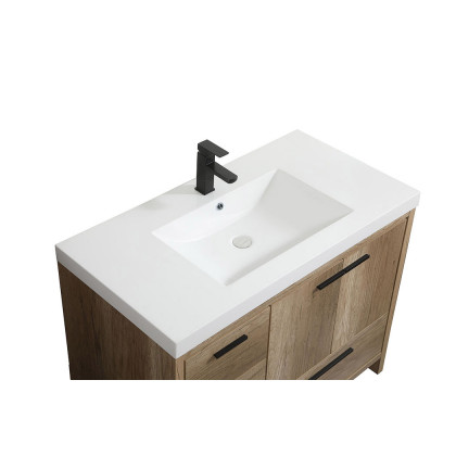 Elegant Bathroom Vanity - Natural Oak, L 42" (VF46042NT)