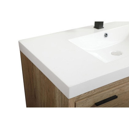 Elegant Bathroom Vanity - Natural Oak, L 42" (VF46042NT)