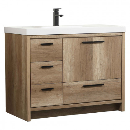 Elegant Bathroom Vanity - Natural Oak, L 42" (VF46042NT)