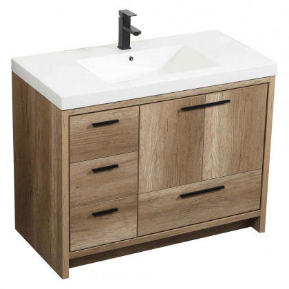 Elegant Bathroom Vanity - Natural Oak, L 42" (VF46042NT)