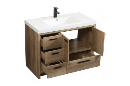 Elegant™ VF46042NT Bathroom Vanity - Natural Oak, L 42"