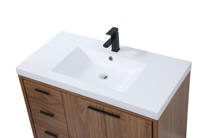 Elegant™ VF46042WB Bathroom Vanity - Walnut Brown, L 42"