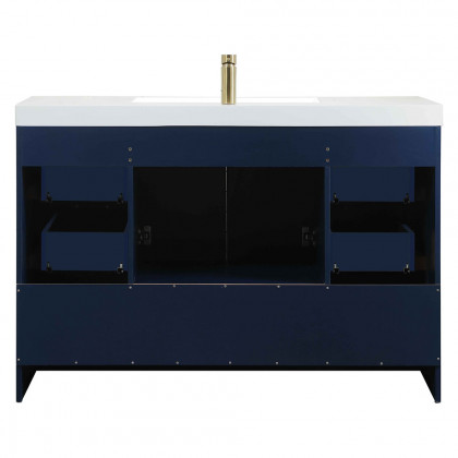 Elegant Bathroom Vanity - Blue (VF46048MBL)
