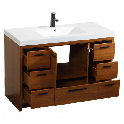 Elegant Bathroom Vanity - Teak (VF46048MTK)