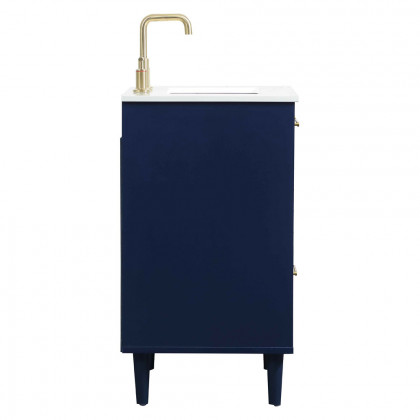 Elegant Bathroom Vanity - Blue (VF47024MBL)
