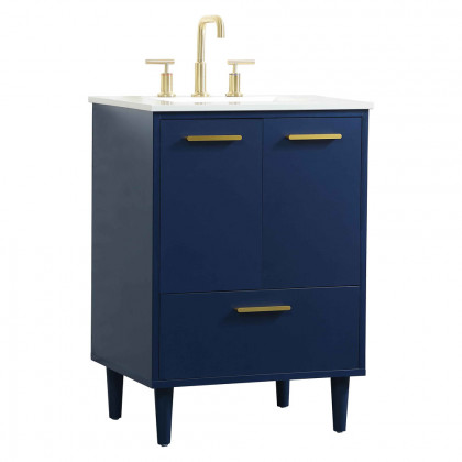 Elegant Bathroom Vanity - Blue (VF47024MBL)