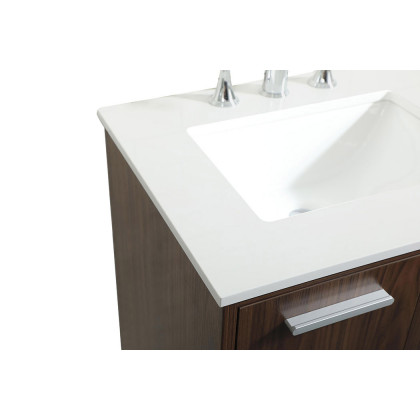 Elegant Bathroom Vanity - Walnut (VF47024MWT)