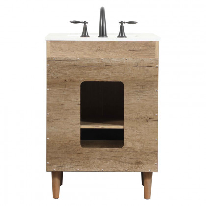 Elegant Bathroom Vanity - Natural Oak (VF47024NT)