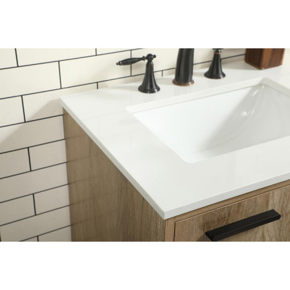 Elegant Bathroom Vanity - Natural Oak (VF47024NT)