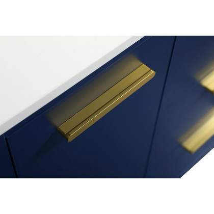 Elegant Bathroom Vanity - Blue (VF47030MBL)