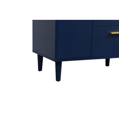 Elegant Bathroom Vanity - Blue (VF47030MBL)