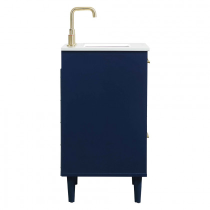 Elegant Bathroom Vanity - Blue (VF47030MBL)
