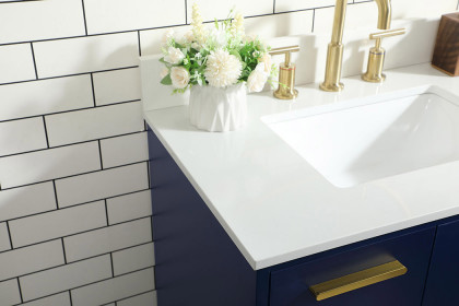 Elegant™ VF47030MBL-BS Bathroom Vanity - Blue