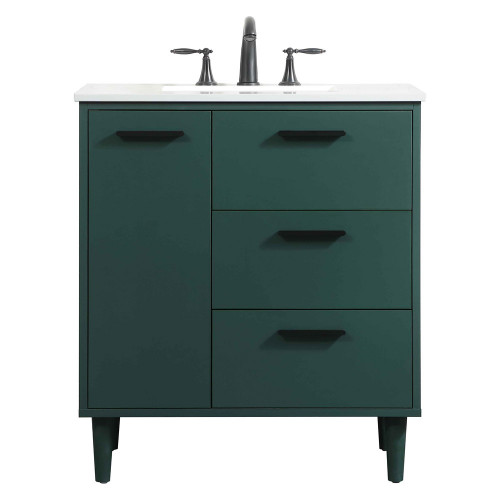 Elegant Bathroom Vanity - Green (VF47030MGN)