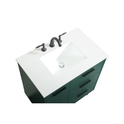 Elegant Bathroom Vanity - Green (VF47030MGN)