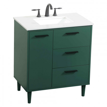 Elegant Bathroom Vanity - Green (VF47030MGN)