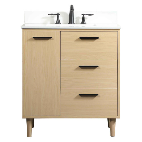 Elegant Bathroom Vanity - Maple (VF47030MMP-BS)