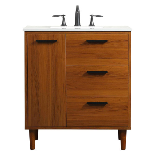 Elegant Bathroom Vanity - Teak (VF47030MTK)