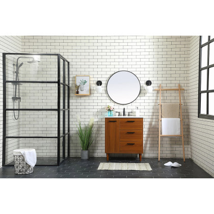 Elegant Bathroom Vanity - Teak (VF47030MTK)