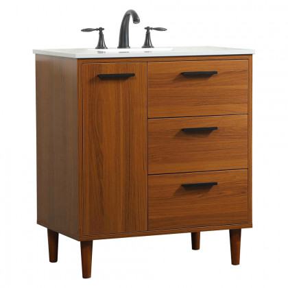 Elegant Bathroom Vanity - Teak (VF47030MTK)