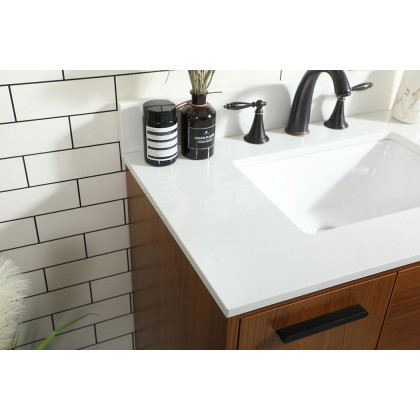 Elegant Bathroom Vanity - Teak (VF47030MTK-BS)