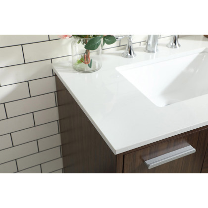 Elegant Bathroom Vanity - Walnut (VF47030MWT)