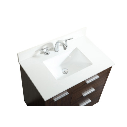 Elegant Bathroom Vanity - Walnut (VF47030MWT-BS)