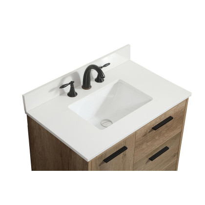 Elegant Bathroom Vanity - Natural Oak (VF47030NT-BS)