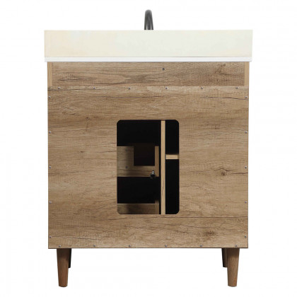 Elegant Bathroom Vanity - Natural Oak (VF47030NT-BS)