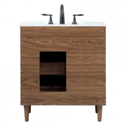 Elegant Bathroom Vanity - Walnut Brown (VF47030WB)