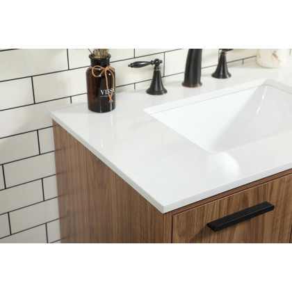 Elegant Bathroom Vanity - Walnut Brown (VF47030WB)